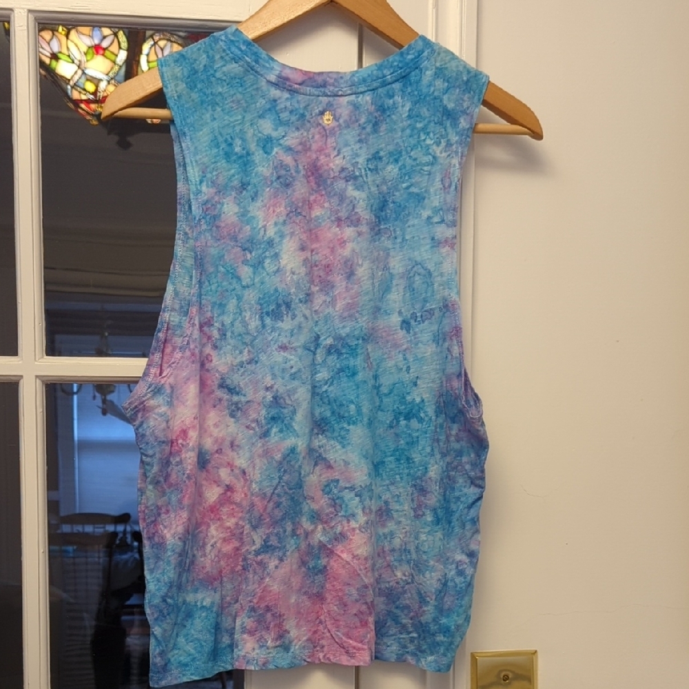 Spiritual Gangster Blue and Purple Tie Dye Tank Size Large - Picture 4 of 12